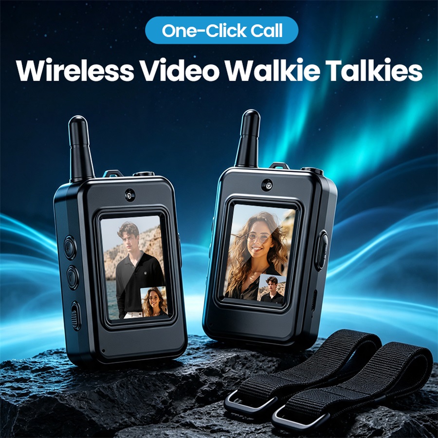 Outdoor Adventure Videos - Video Walkie Talkies, Rechargeable 2-Way Video