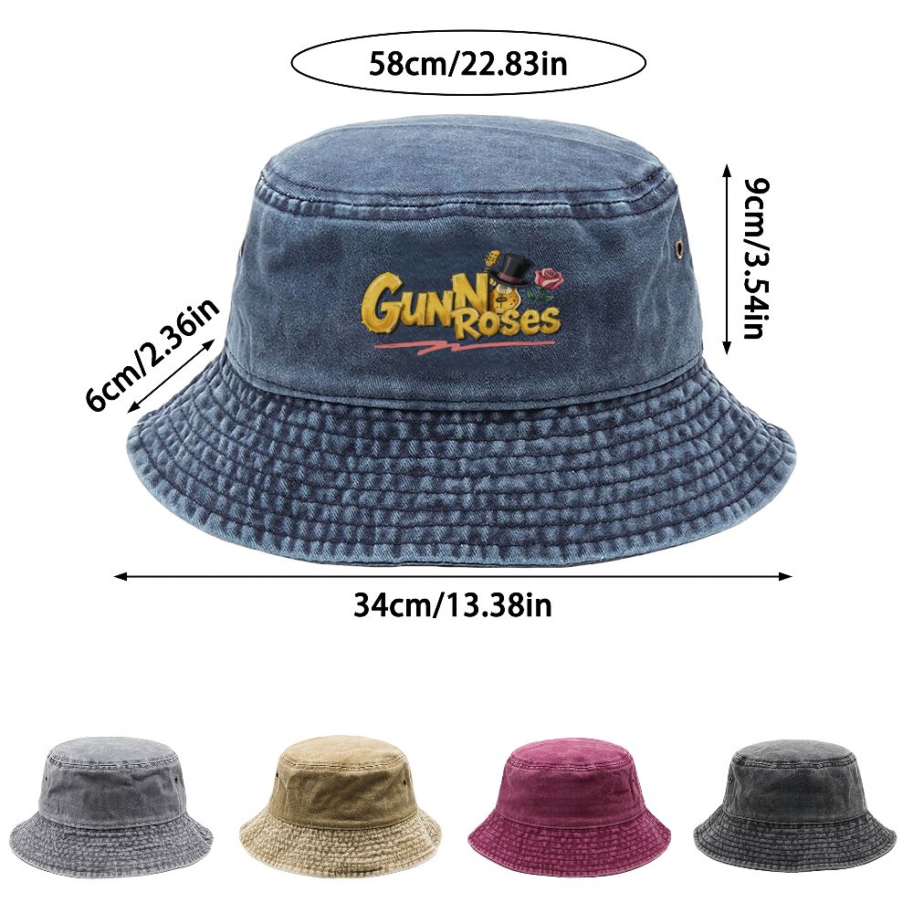 1pc Vintage Washed Bucket Hat  - Outdoor Adventure Festival ulasan dan harga