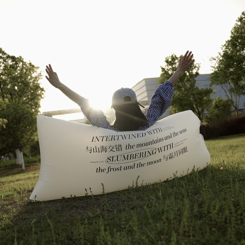 Inflatable sofa for lying and  - Outdoor Adventure Festival ulasan dan harga