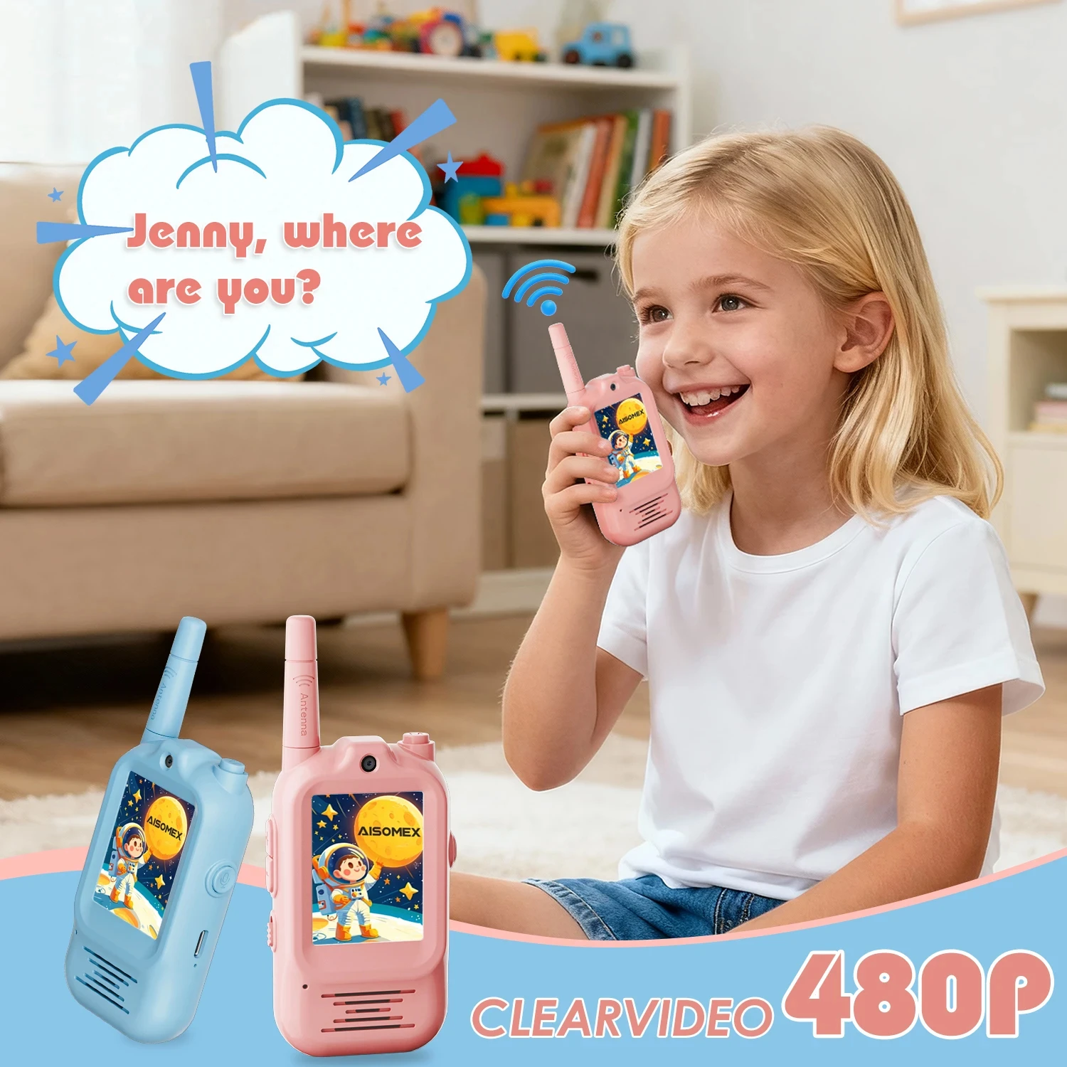 2pcs Kids Video Walkie Talkie  - Outdoor Adventure Videos ulasan dan harga
