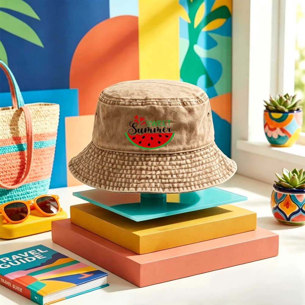1pc Sweet Summer Tropical Prin - Outdoor Adventure Festival ulasan dan harga