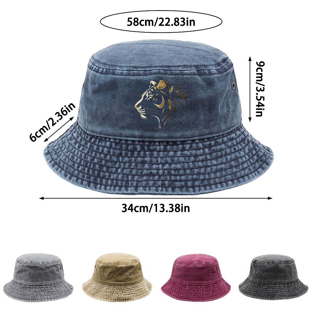 1pc Golden Lion Abstract Unise - Outdoor Adventure Festival ulasan dan harga