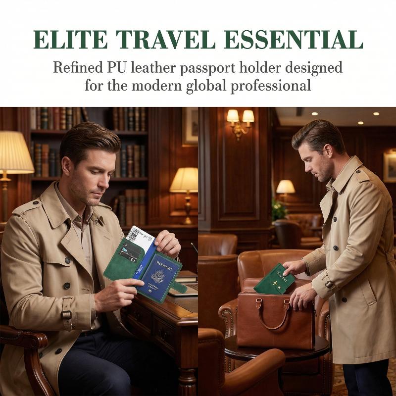 PU Leather Waterproof Passport - Outdoor Adventure And Travel ulasan dan harga