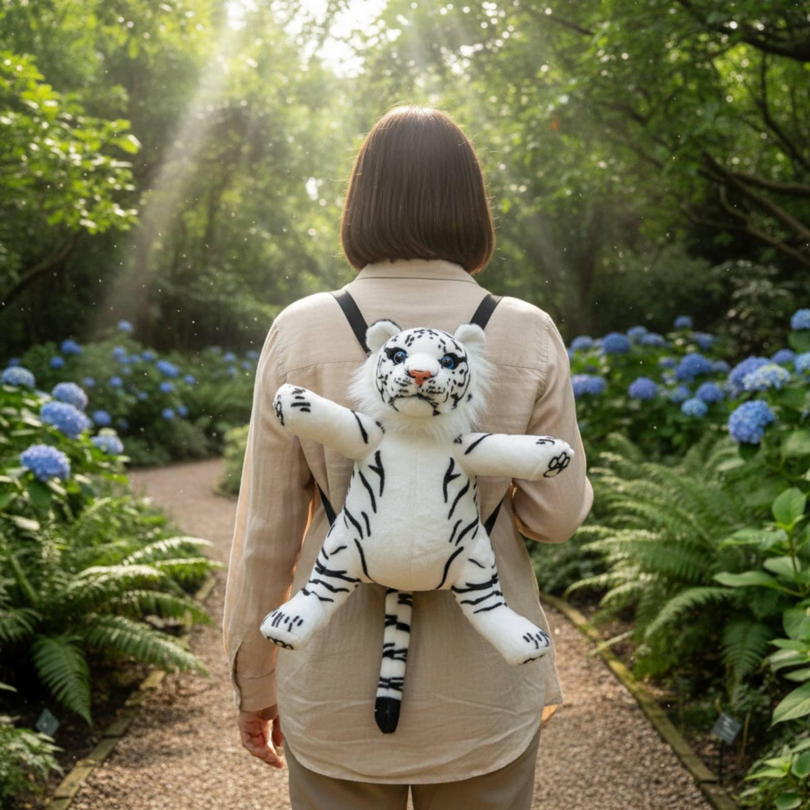 Soft Leopard Plush Doll Bag fo - Outdoor Adventure And Travel ulasan dan harga