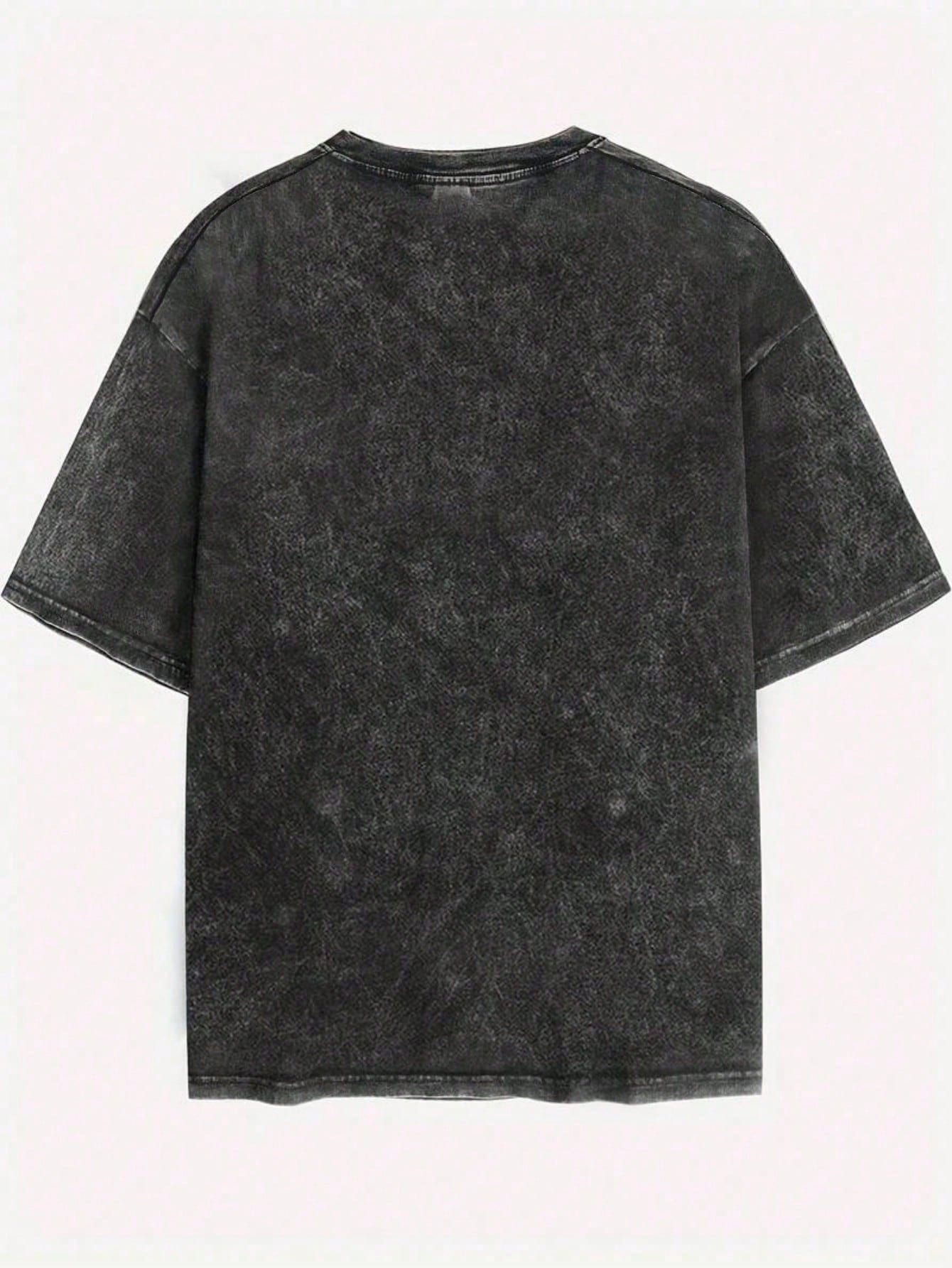 Men's Vintage Pure Dye T-Shirt - Outdoor Adventure Festival ulasan dan harga