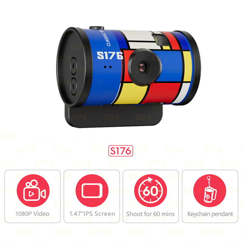 S176 Portable Mini Film Camera - Outdoor Adventure Videos ulasan dan harga